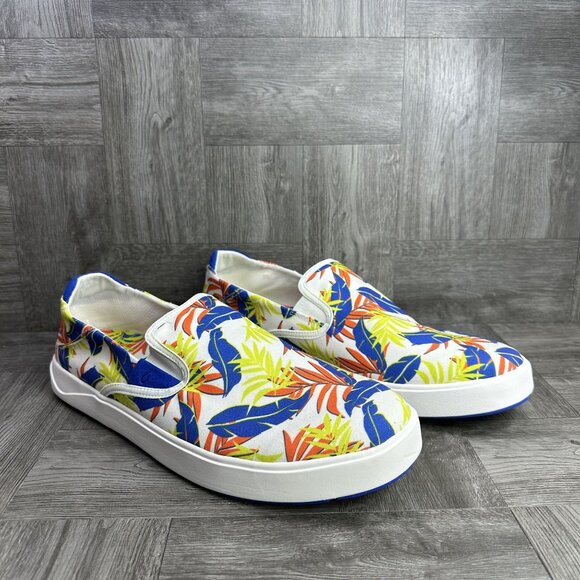 Olukai Lae'Ahi Pa'i Men's size 14 Slip On Multicolored Shoes - Picture 5 of 8